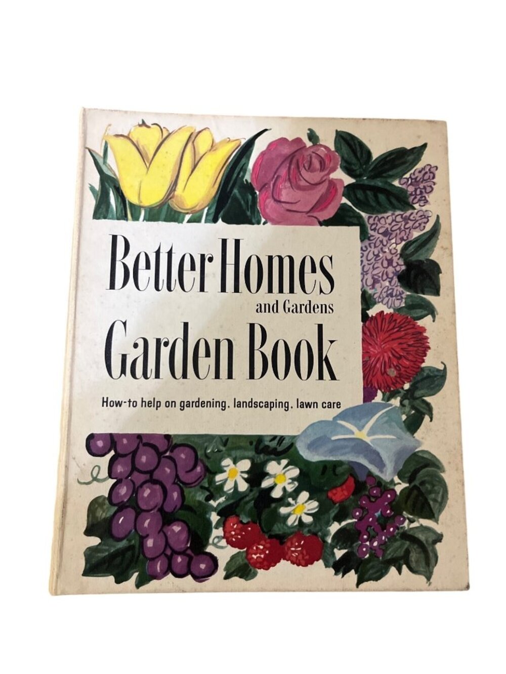 Vintage 1954 Better Homes & Gardens Garden Book 2nd Edition Hardcover Tabbed Use